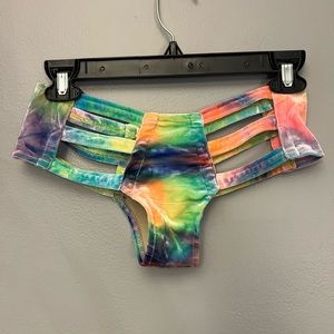 Rainbow rave bottoms, small by little black diamond brand.